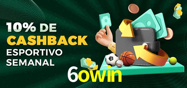 10% de bônus de cashback na 6owin